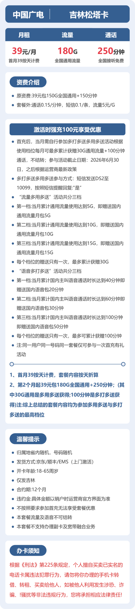 广电吉林松塔卡②详情