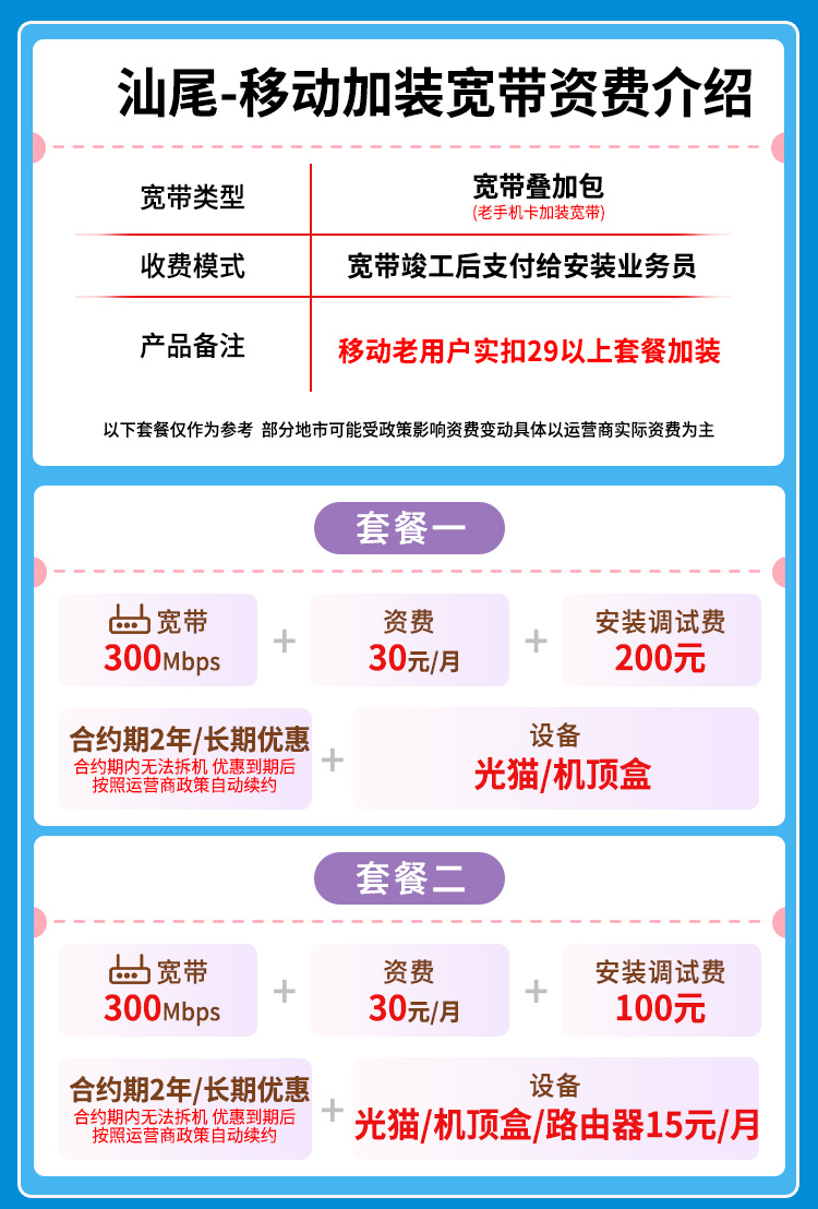 宽带套餐详情图