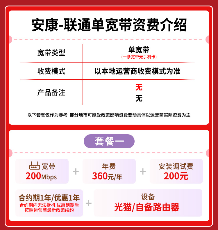 宽带套餐详情图
