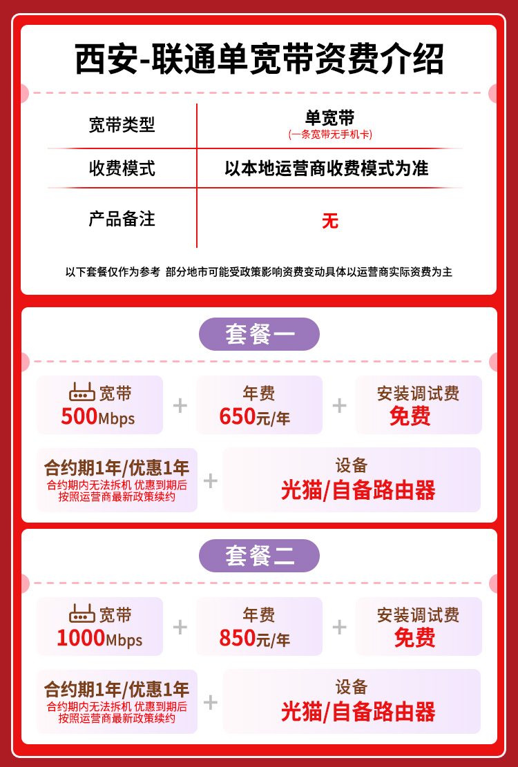宽带套餐详情图