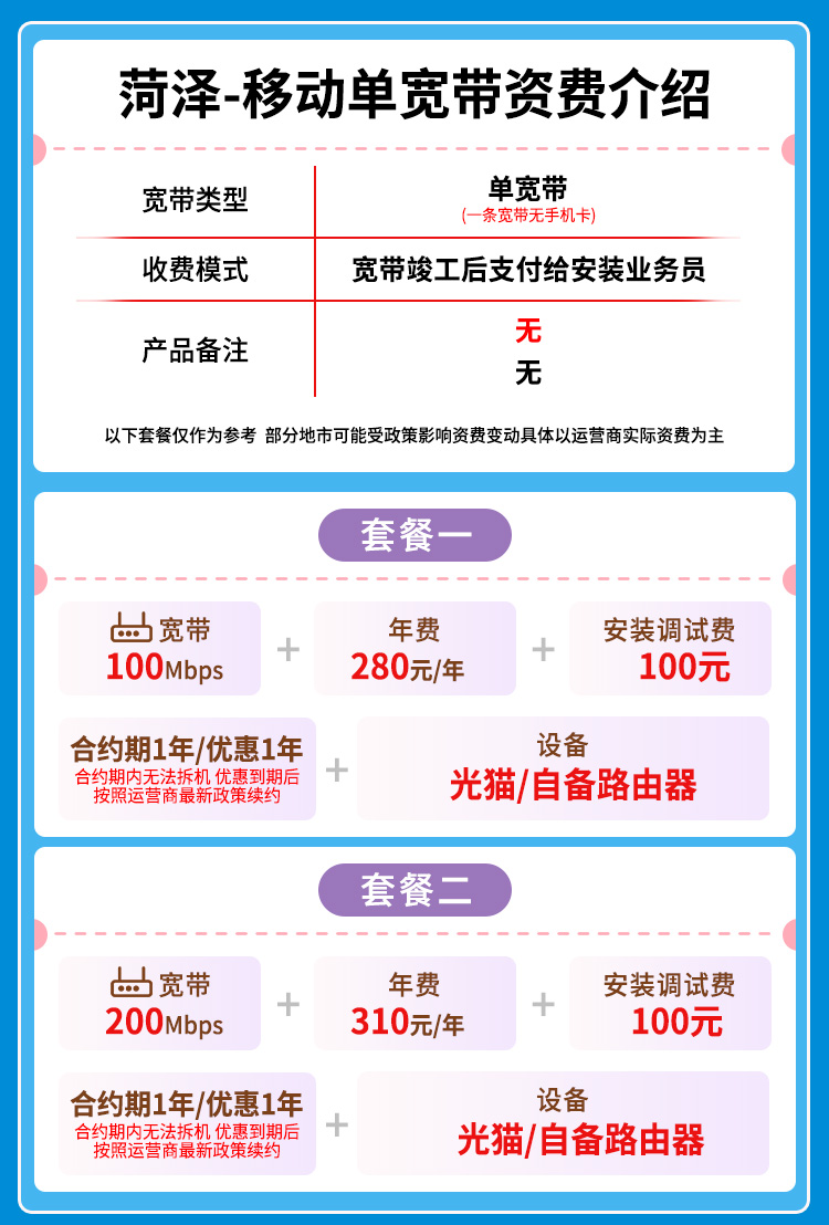 宽带套餐详情图