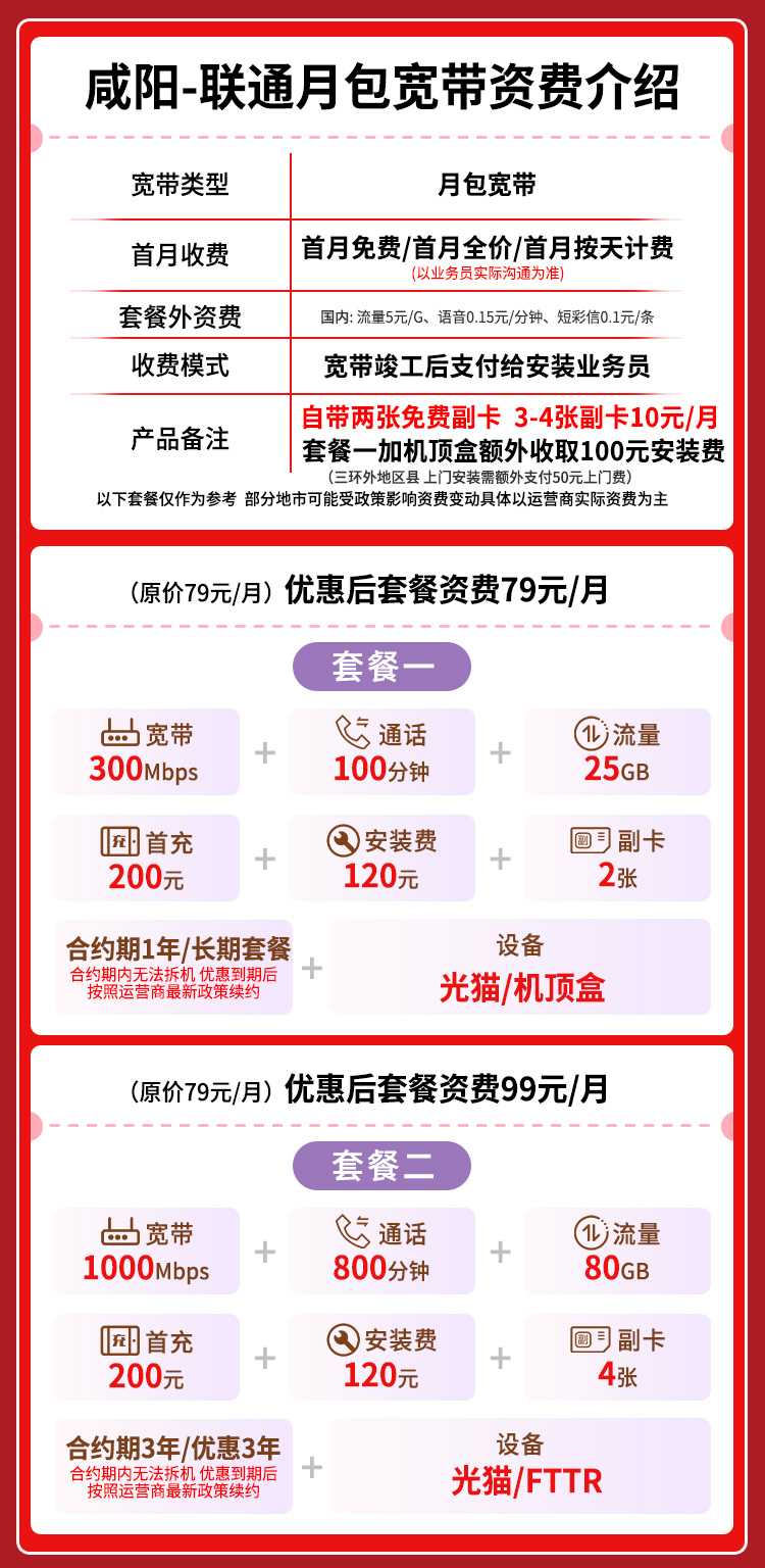 宽带套餐详情图