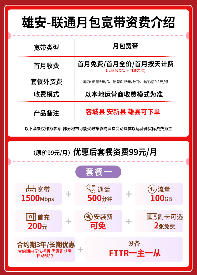 宽带套餐详情图