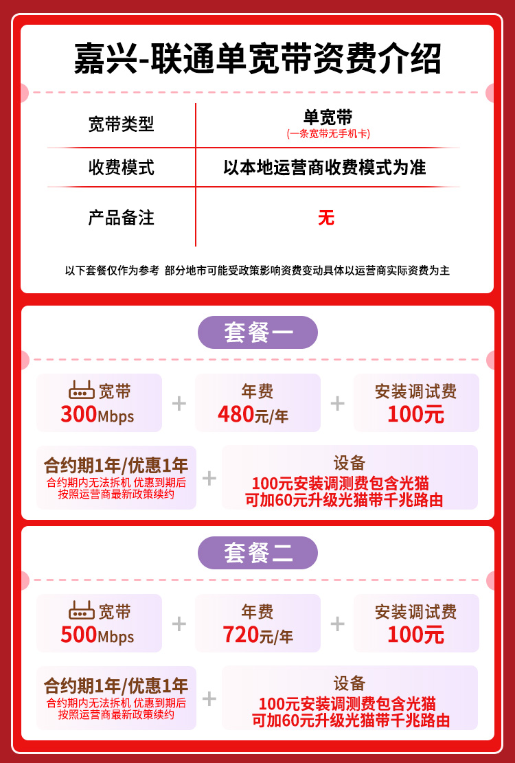 宽带套餐详情图