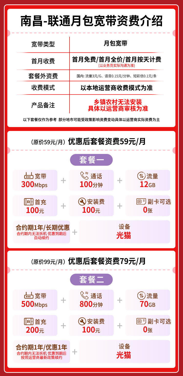 宽带套餐详情图