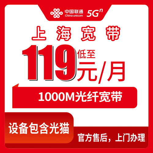 2026年10月23日上海市金山区装联通1000M宽带，119元融合套餐我把条款翻了一遍