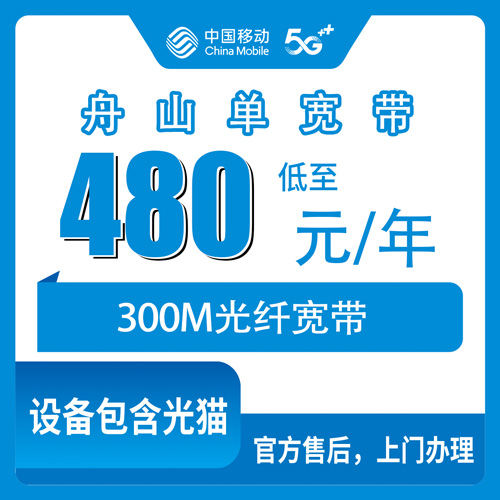 2026年10月24日浙江省舟山嵊泗县移动单宽带480包年300M，海岛乡镇能不能装、怎么装，说点实在的